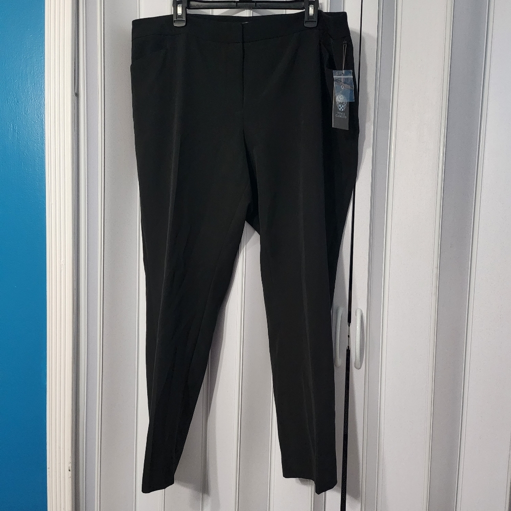 NWT Vince Camuto Solid Casual Trousers Size 18 / W18 - Picture 2 of 5